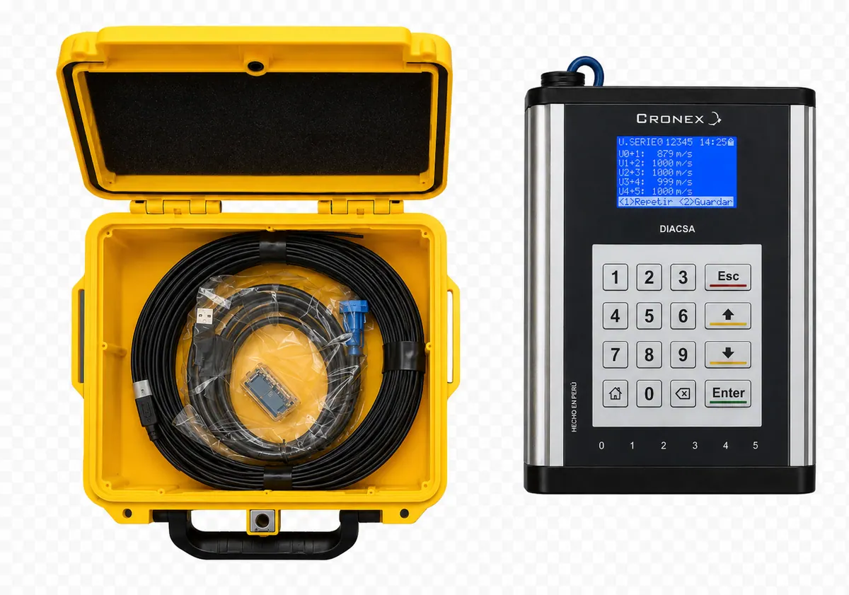 CRONEX X - Case and complete equipment